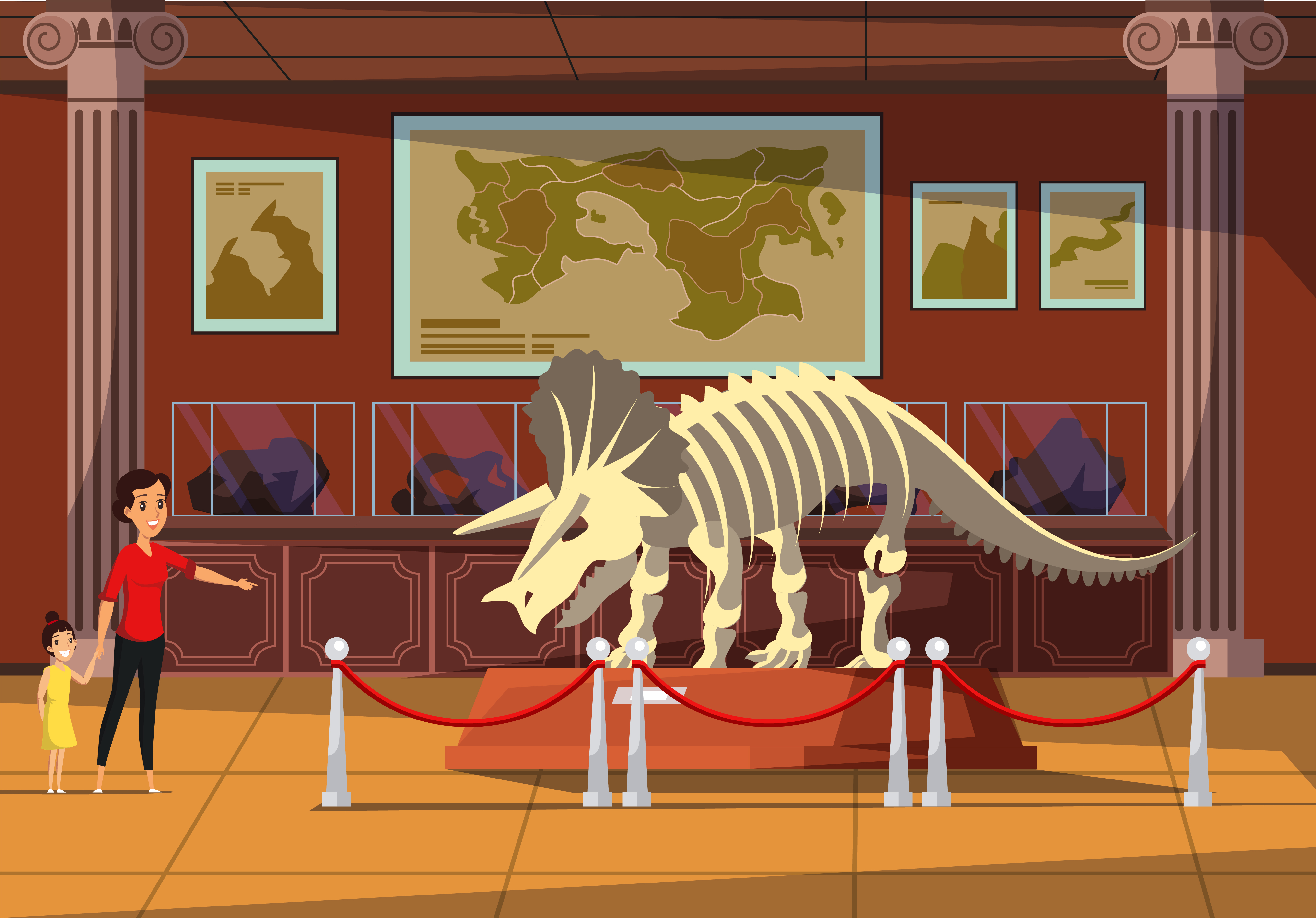 Gambar Ilustrasi Ruangan Museum