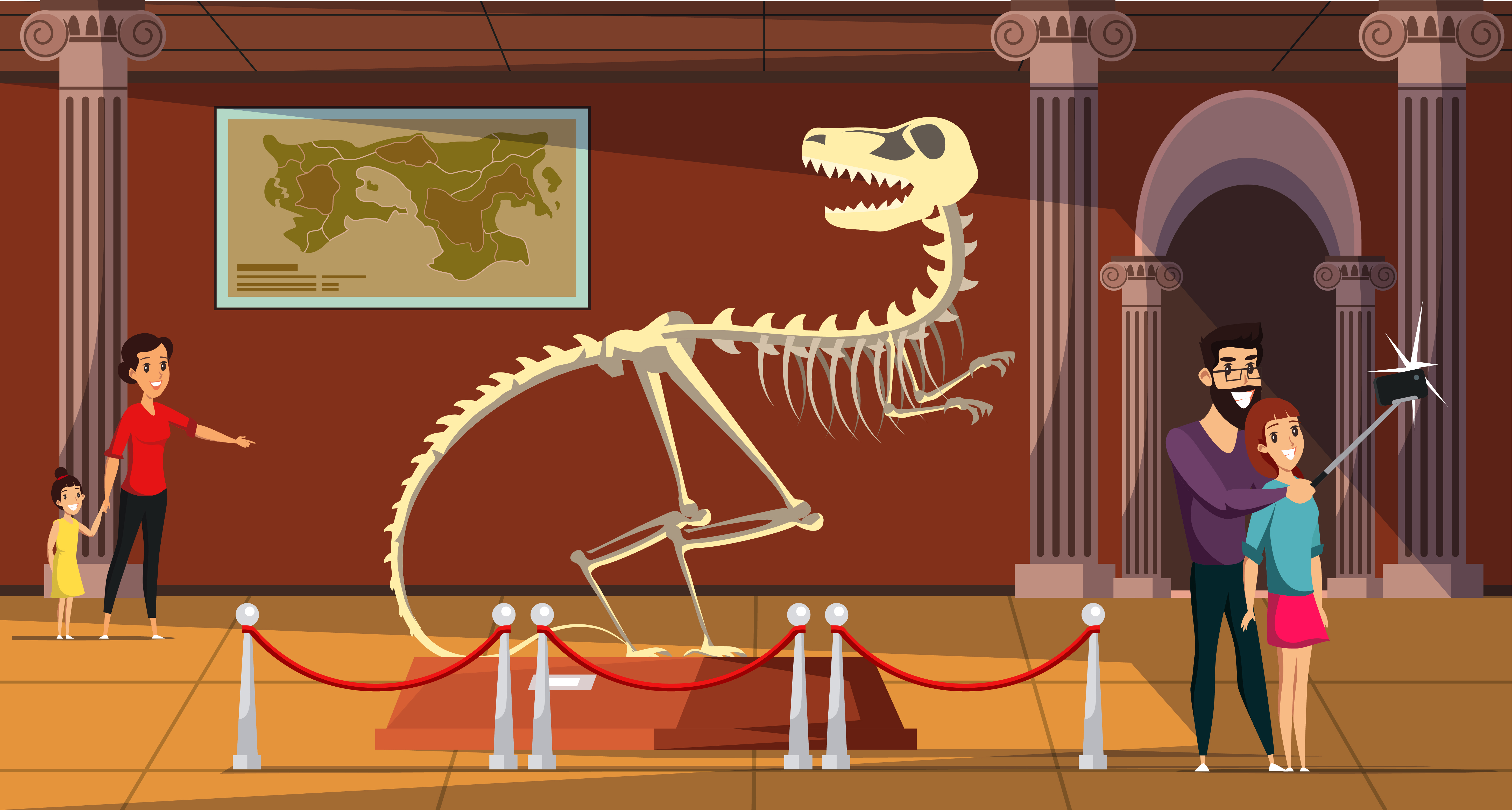 Gambar Ilustrasi Ruangan Museum