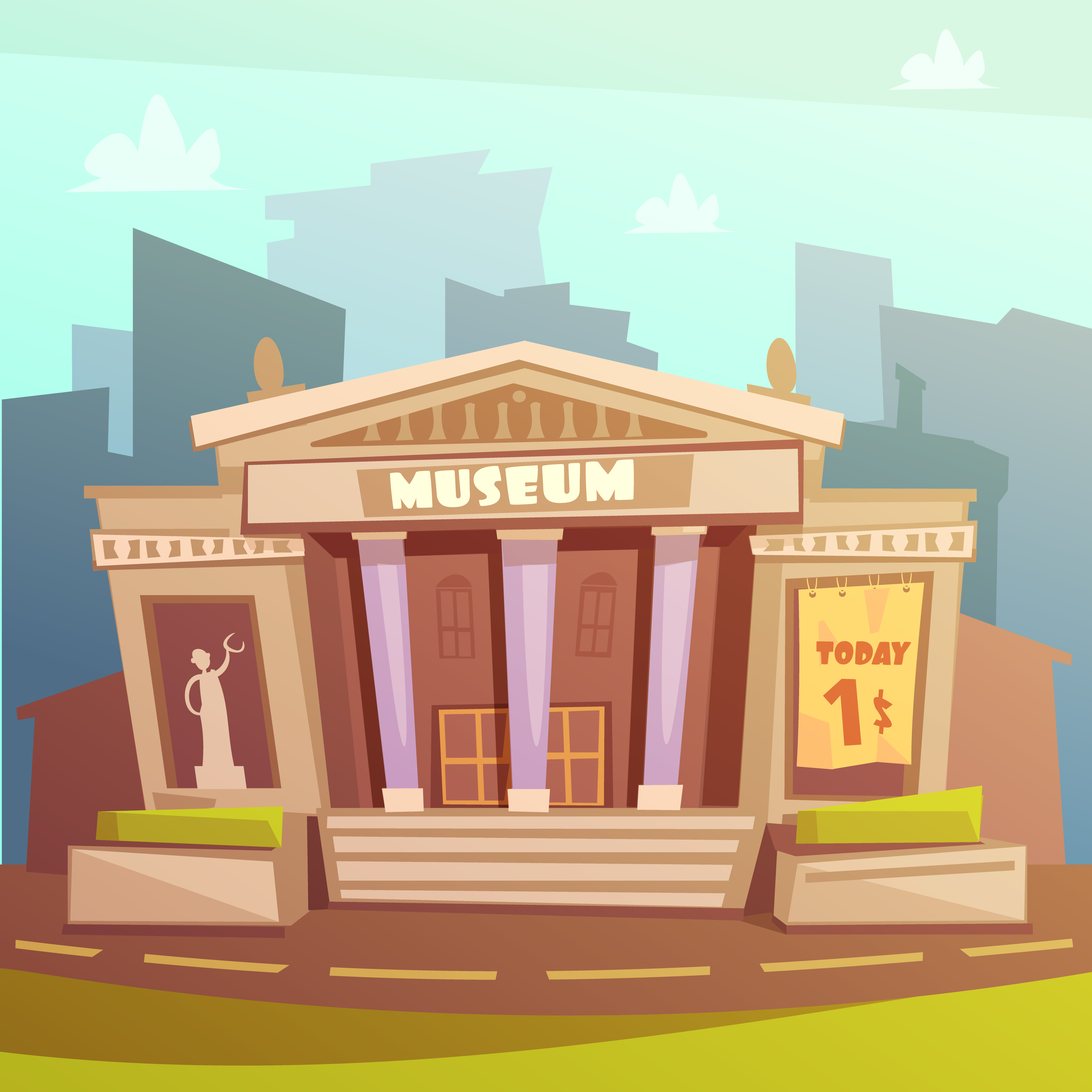 Gambar Ilustrasi Gedung Museum